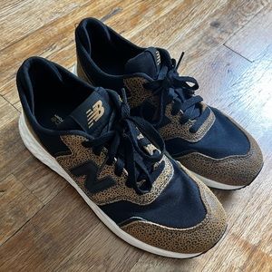 New Balance X-70 leopard print shoe